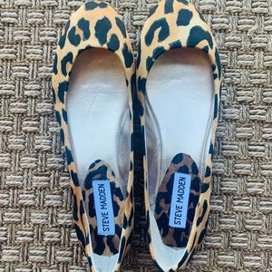 Steve Madden Cheetah Flat Never Worn